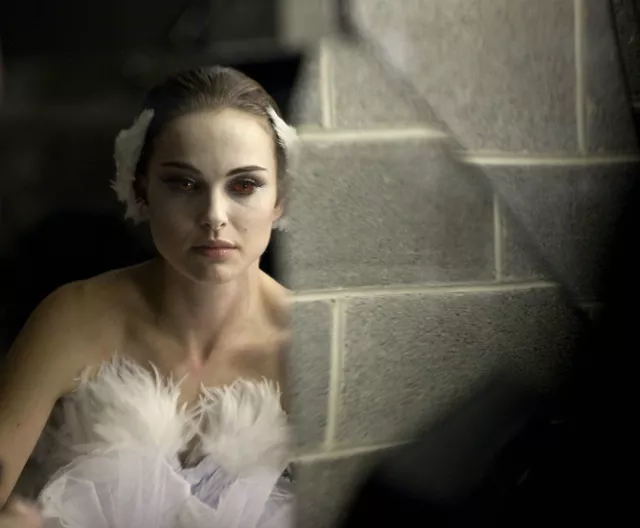 Cracked: Portman in Black Swan.