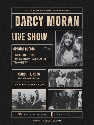 Image: Darcy Moran, Fremont Pike, Times New Roman, Travesty