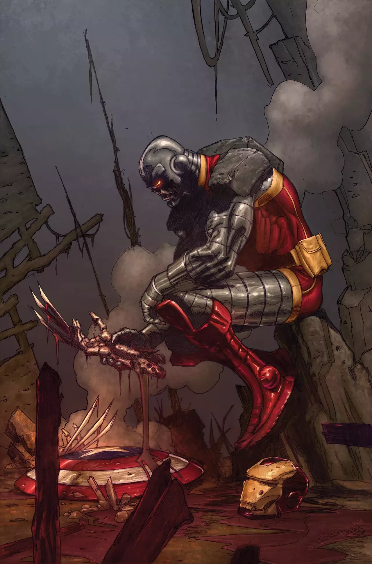 Deathlok
There have been a couple of different Deathlok’s over the years but it’s the first one, Luther Manning, who was an American soldier from Detroit. The creation of Detroiter Rich Buckler, Manning was fatally wounded at war and reanimated in the future as the cyborg Deathlok. If that sounds a little like the Robocop storyline, well, that’s because it is.