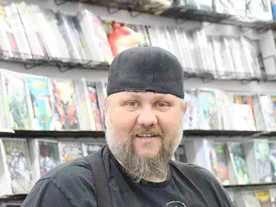 Image: Dennis Barger of Taylor's WonderWorld Comics