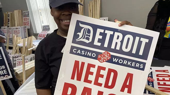 “It’s a hard thing to have to handle but with the commitment and the love from my community and my co-workers it’s easy to get through. That’s why we are standing together to fight for what is right for us.” said Shataya Thompson of Detroit.