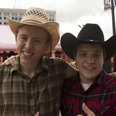 Andrew Kopec and Evan 'MacGyver' Lee