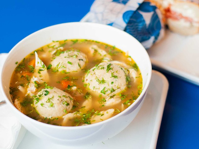 Core City’s Detroit Institute of Bagels has added a new matzo-ball soup to its menu.