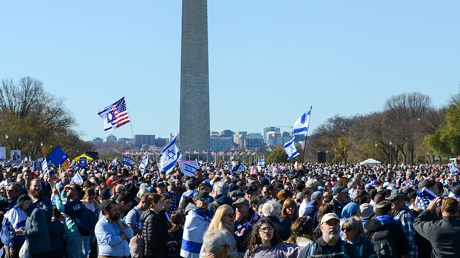 Thousands gathered for the March for Israel, a pro-Israel rally held on Nov. 14, 2023 in Washington, D.C.