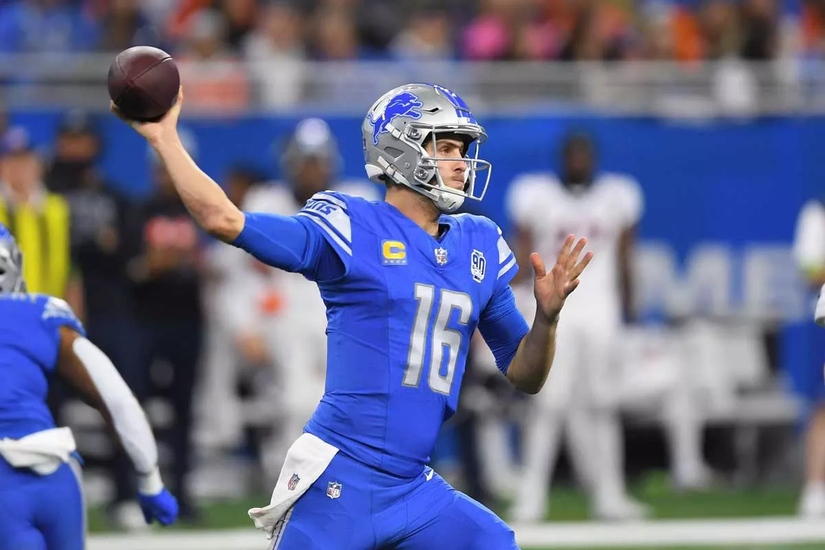 Image: Detroit Lions quarterback Jared Goff.