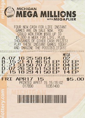 Fred Morgan's winning ticket - Michigan Lottery
