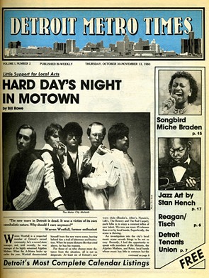 Detroit Metro Times Vol. 1, Issue 2, Oct. 30-Nov. 13, 1980