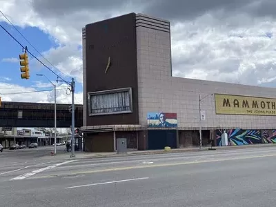 The abandoned Mammoth Building at West Grand River and Greenfield on Detroit’s west side.