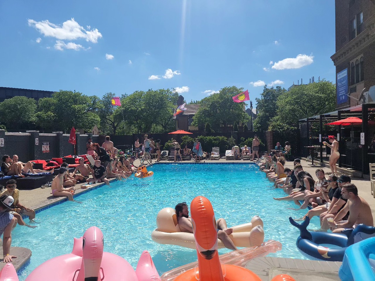 Thou shalt search all summer for a pool.
For those who are too bougie for the beach, looking for a pool in the area is a constant summer task, and actually going to one sometimes never even happens. If you don’t have a hook-up, you can always just jump in the river. 