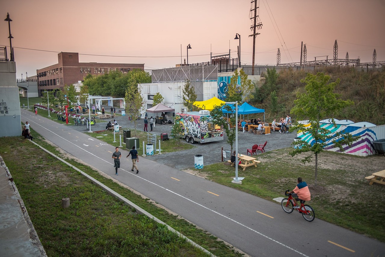 Thou shalt bike or hike a local trail. 
Detroit is lucky to have plenty of nature in the city and the surrounding areas. We’ve got the fun Dequindre Cut, which is just one public trail of the Joe Louis Greenway, an upcoming 27.5 miles of biking and walking trails throughout the city and connecting suburbs. These greenways also connect to the Detroit Riverfront, which just recently got connected to Belle Isle, where there’s all the greenspace you need. Plus, there are many great trails just outside of Detroit that can be a great new experience with just a short drive.