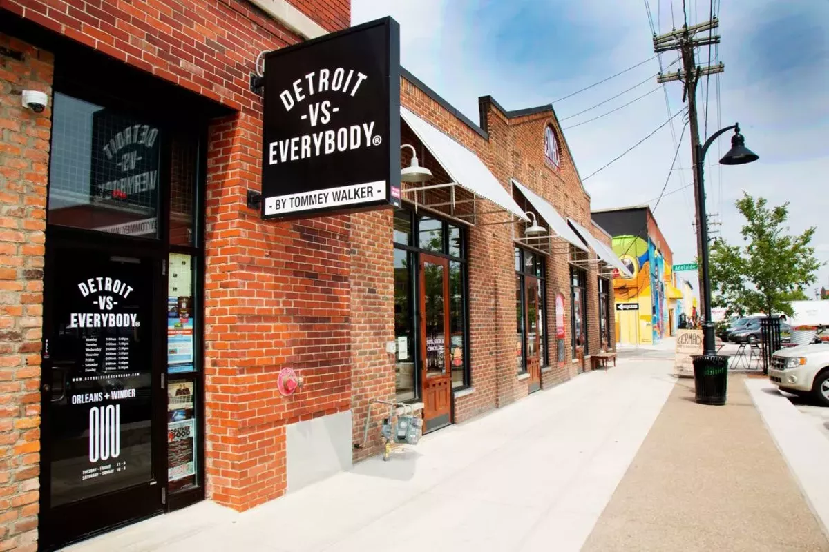 Image: Detroit vs. Everybody's Eastern Market storefront has been closed since the building partially collapsed in September.