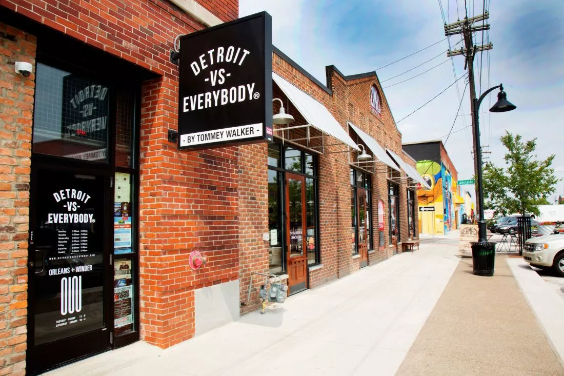 Detroit vs. Everybody's Eastern Market storefront has been closed since the building partially collapsed in September.