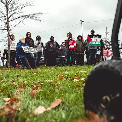 Image: Detroiters march in Banglatown and Hamtramck calling for a ceasefire in Gaza