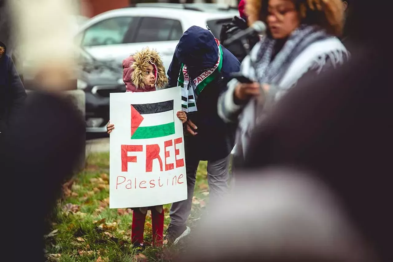 Image: Detroiters march in Banglatown and Hamtramck calling for a ceasefire in Gaza