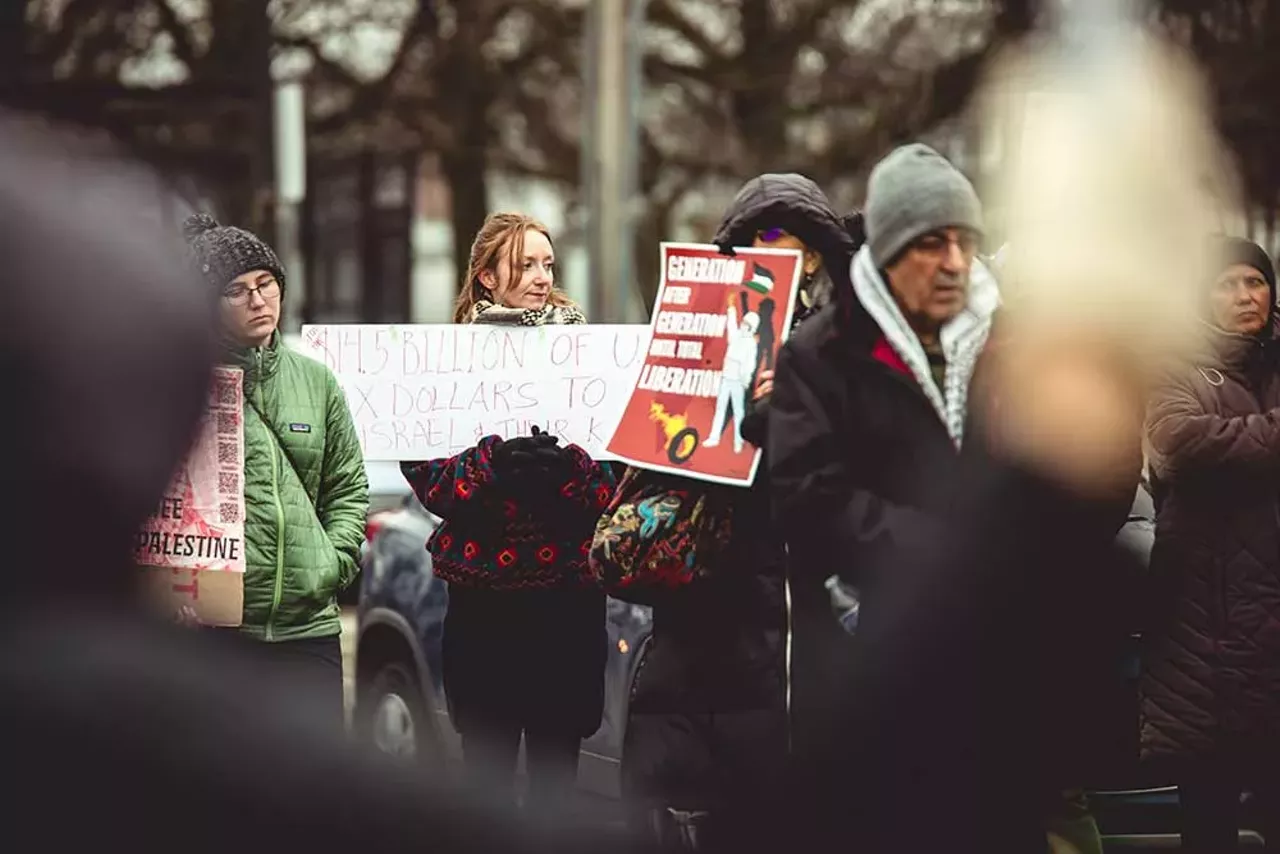 Image: Detroiters march in Banglatown and Hamtramck calling for a ceasefire in Gaza