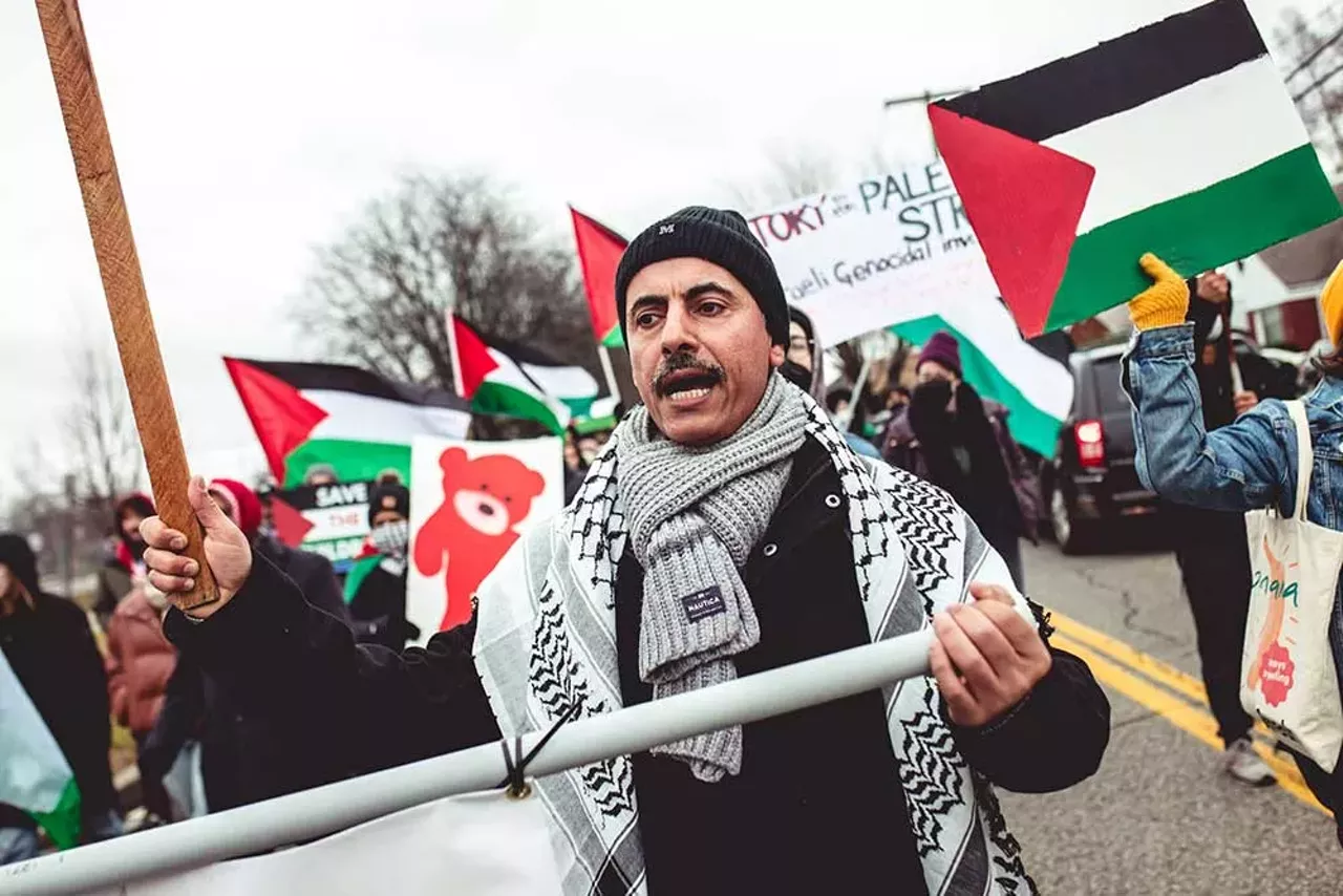 Image: Detroiters march in Banglatown and Hamtramck calling for a ceasefire in Gaza