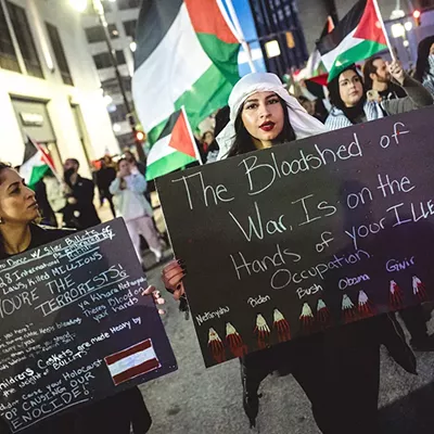 Image: Detroiters rally in support of Palestine [PHOTOS]