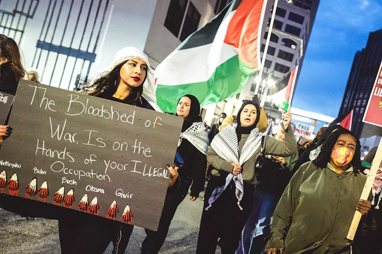 Image: Detroiters rally in support of Palestine [PHOTOS]