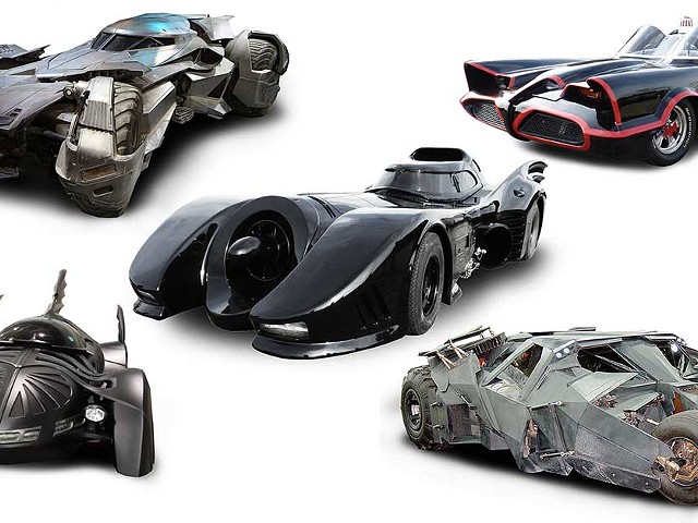 The Batmobiles on display at this year’s Autorama.