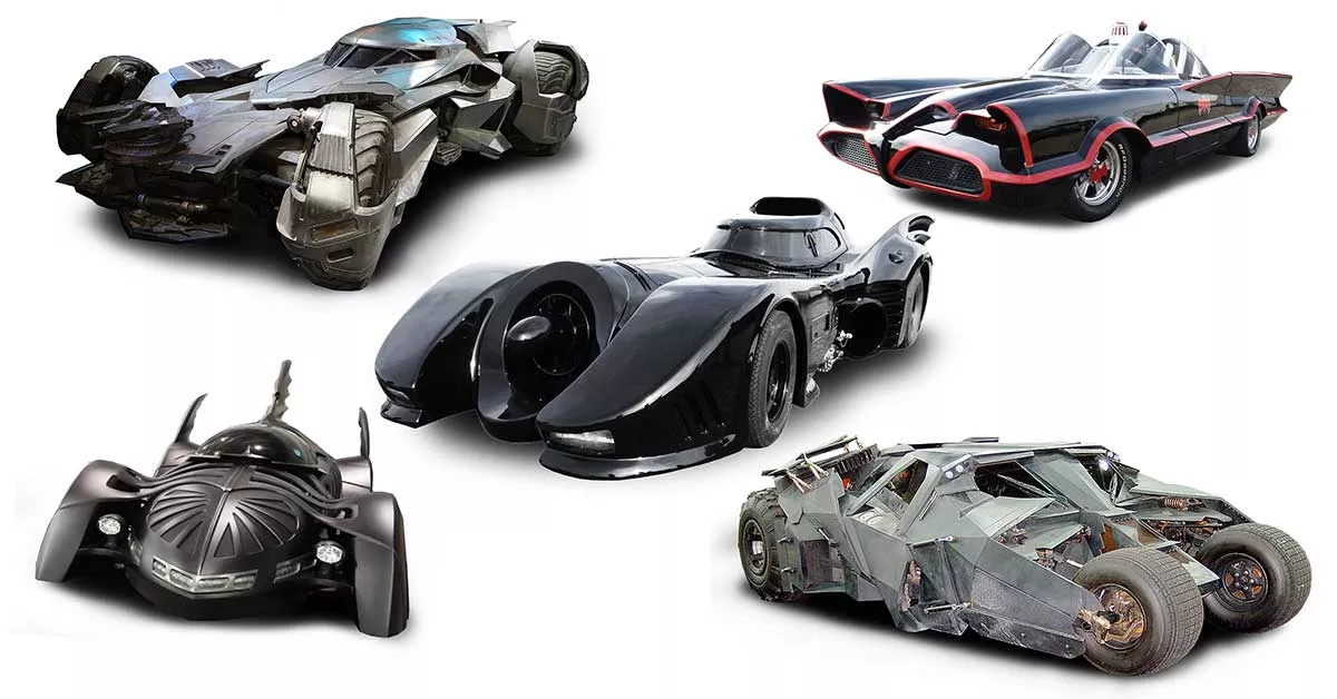 Image: The Batmobiles on display at this year’s Autorama.