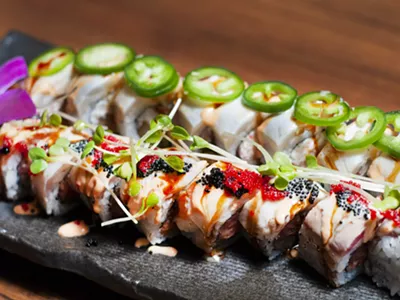 Bash Izakaya’s Ruby Roll and Bash Signature Roll.