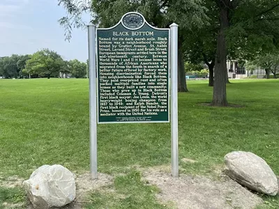 Black Bottom neighborhood receives state historical marker.