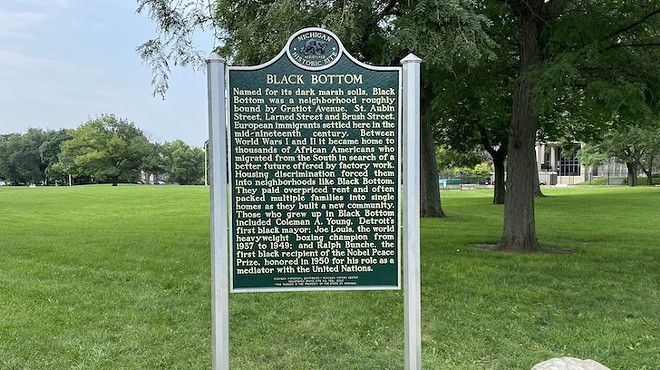 Black Bottom neighborhood receives state historical marker.