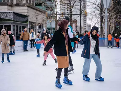 The Rink at Campus Martius in downtown Detroit opens its 21st season on Nov. 23.