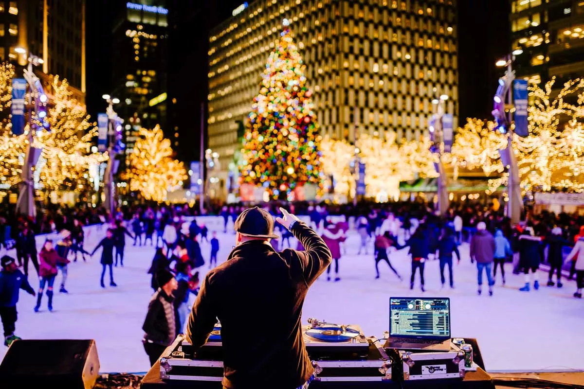 Image: Detroit’s Christmas tree lighting ceremony starts at 4 p.m. on Friday.