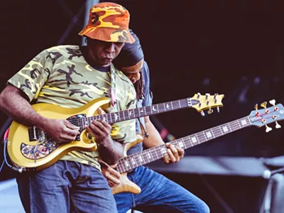 Vernon Reid (left) performs with Living Colour in 2018. Reid will perform with Burnt Sugar, The Arkestra Chamber as part of Detroit's Concert of Colors.