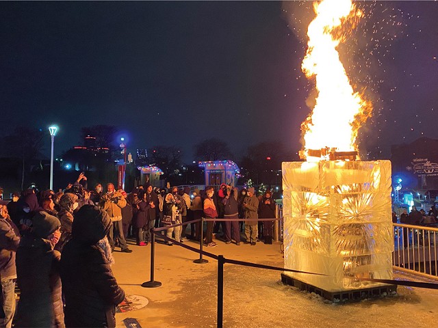 Detroit's Fire and Ice festival.