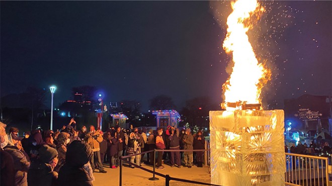 Detroit's Fire and Ice festival.