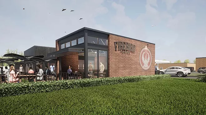 A rendering of Firebird Tavern’s new Troy location.