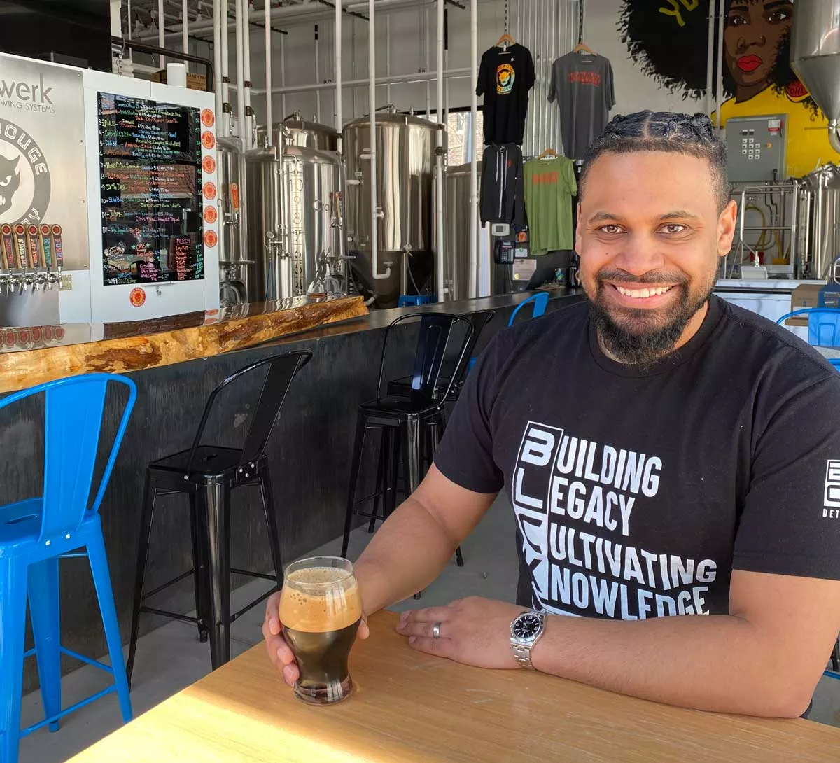 Image: Evan Fay of Detroit’s Roar Brewing Co.