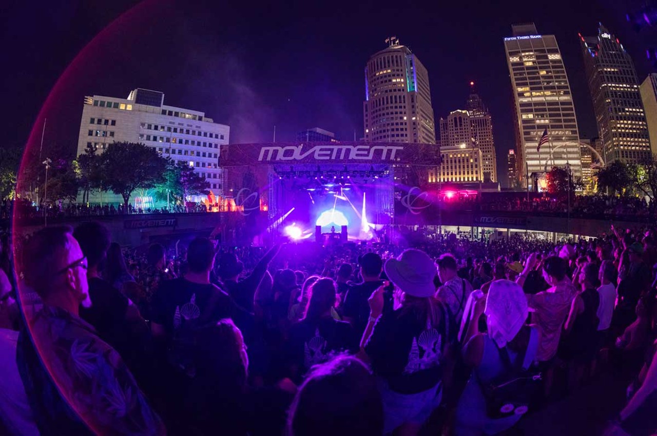 Movement Festival
Since techno music started in the D, it’s only fitting for the city to host one of the biggest festivals centering on electronic music. The Detroit Electronic Music Festival started in 2000 to celebrate Detroit’s techno heritage and after coming under producers Paxahau, the city’s Memorial Day weekend electronic music festival became known as the Movement Music Festival. The annual event attracts electronic music enthusiasts from around the world.