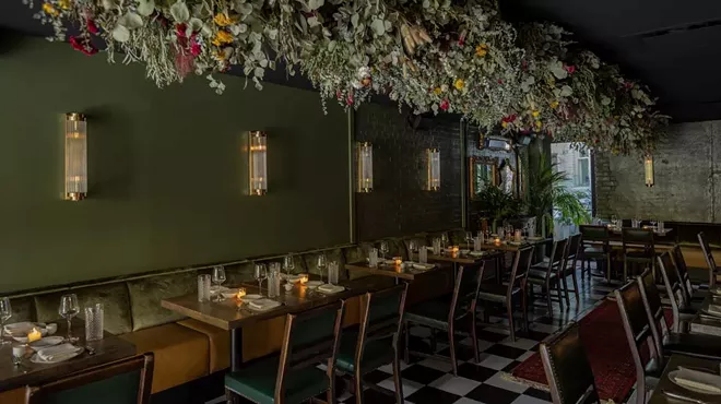 Lady of the House features hundreds of dried plants hanging from its ceiling, which will change seasonally.