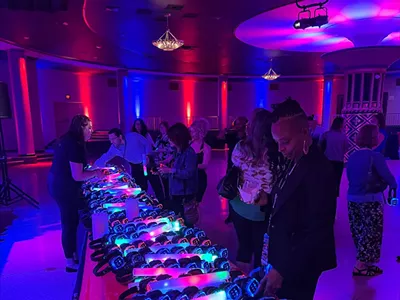 The Masonic Temple showed off renovations made since it entered into a partnership with AEG Presents with an event on Thursday that included a silent disco.