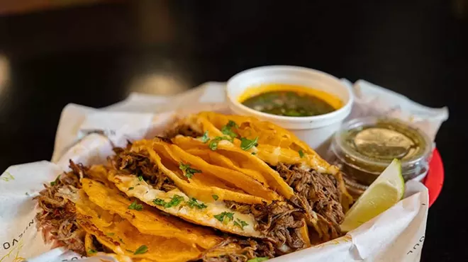 At Nuevo Seoul, the menu pairs Mexican dishes with Korean meats.