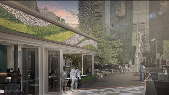 Image: Detroit's Point of Origin unveiled in Campus Martius Park