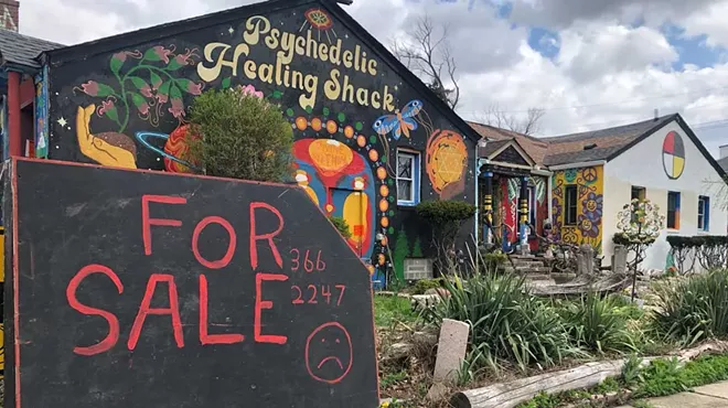 Image: Detroit’s Psychedelic Healing Shack up for sale as owner clashes with city