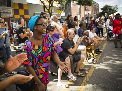A scene from the Sidewalk Festival in Detroit.
