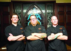 Detroit’s Three Chefs, from left: Jacob Williams, Joe Nader and Scott Breazeale.