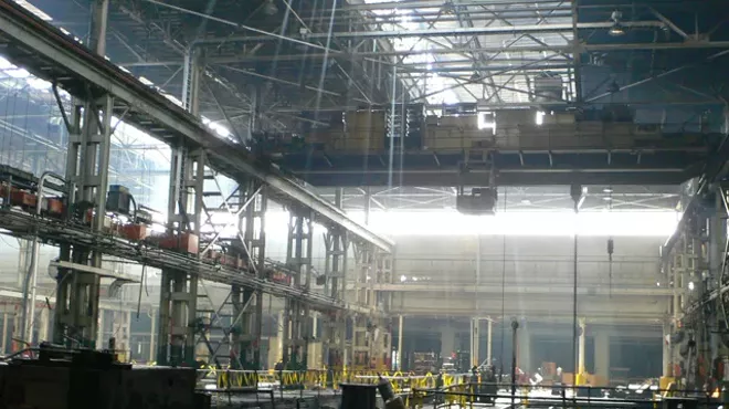 Budd as it was being disassembled.