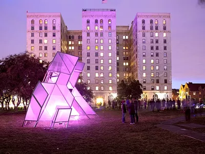 Image: Dlectricity art and light festival plots 2021 return to Detroit
