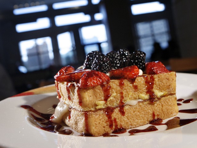 &quot;Very Berry Stuffed French Toast&quot; from the Hudson Cafe in Detroit.