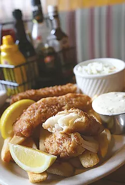 Doyle’s Chipper: Guinness-battered cod with Irish chips and pub-made remoulade - MT Photo: Rob Widdis