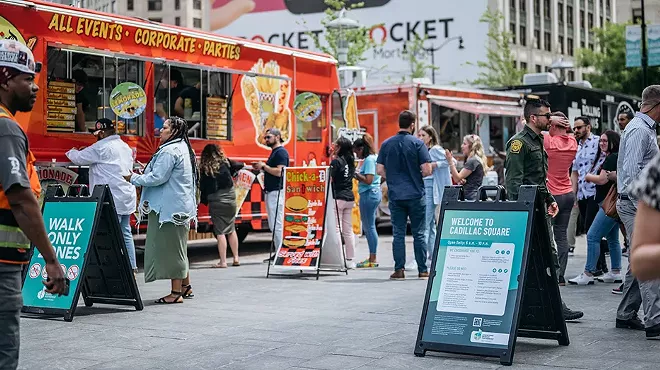 Image: Due to demand, food trucks return to downtown Detroit earlier than usual (2)