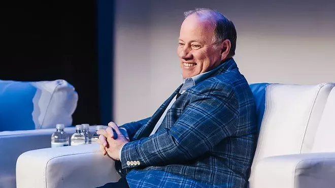 Detroit Mayor Mike Duggan speaks at a Detroit Chamber of Commerce event in January.