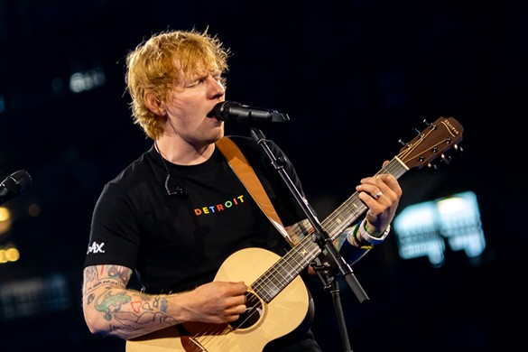 Ed Sheeran packed Detroit’s Ford Field with fans — including Eminem