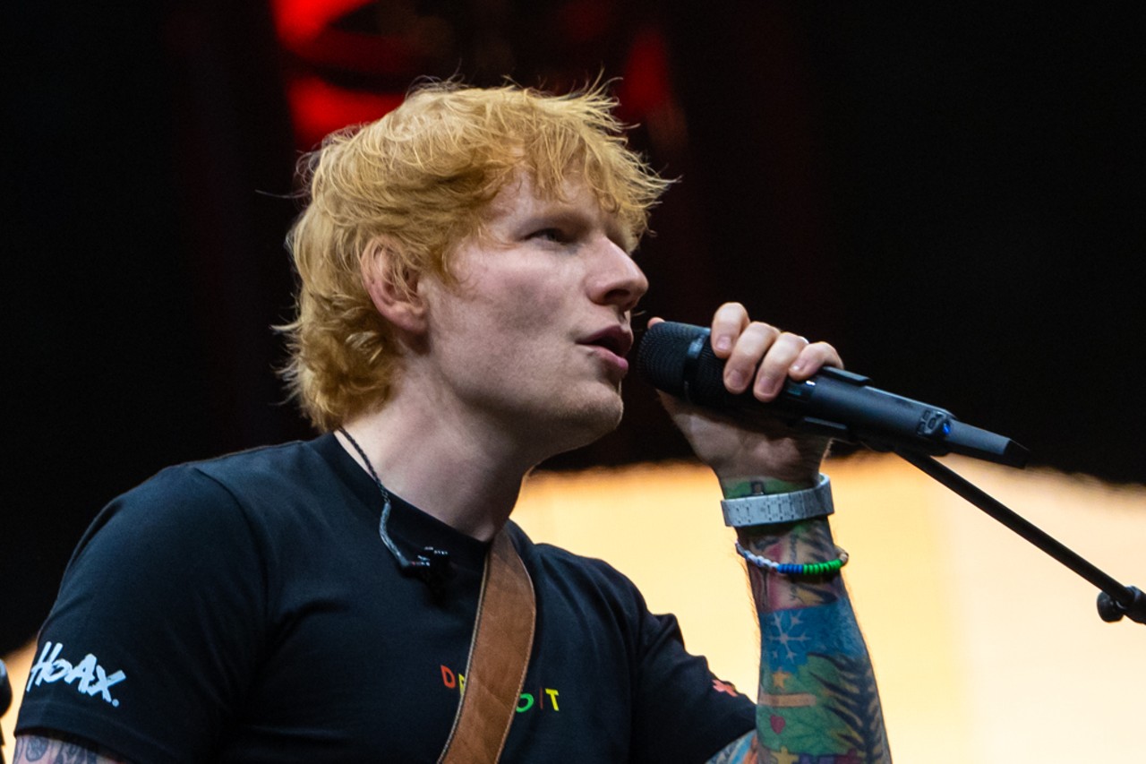 Eminem joins Ed Sheeran on stage at Ford Field concert